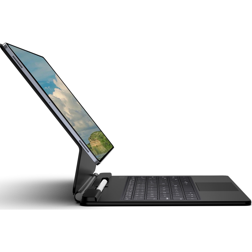 Etui z klawiaturą podświetlaną Bluetooth 5.2 Dux Ducis (seria MK) do Samsung Galaxy Tab S11 Ultra, czarne.